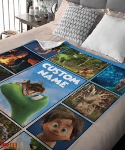 Nice Disney Pixar The Good Dinosaur Collage Poster Blanket Fleece Customized Blanket - Image 4
