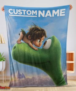 Nice Disney Pixar The Good Dinosaur Poster Blanket Fleece Customized Blanket