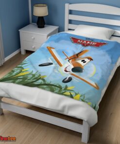 Nice Disney Planes Movie Dusty Crophopper Blanket Fleece Customized Blanket - Image 3