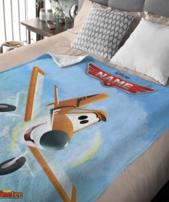 Nice Disney Planes Movie Dusty Crophopper Blanket Fleece Customized Blanket - Image 4