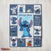 Nice Disney Playful Stitch Collage Blanket Fleece Customized Blanket