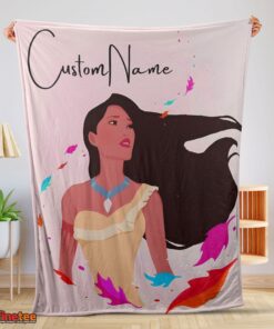 Nice Disney Pocahontas Blanket Fleece Customized Blanket