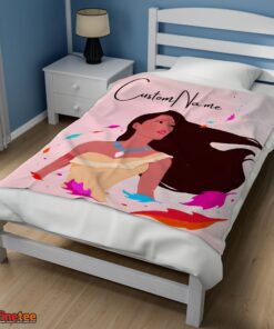 Nice Disney Pocahontas Blanket Fleece Customized Blanket - Image 3