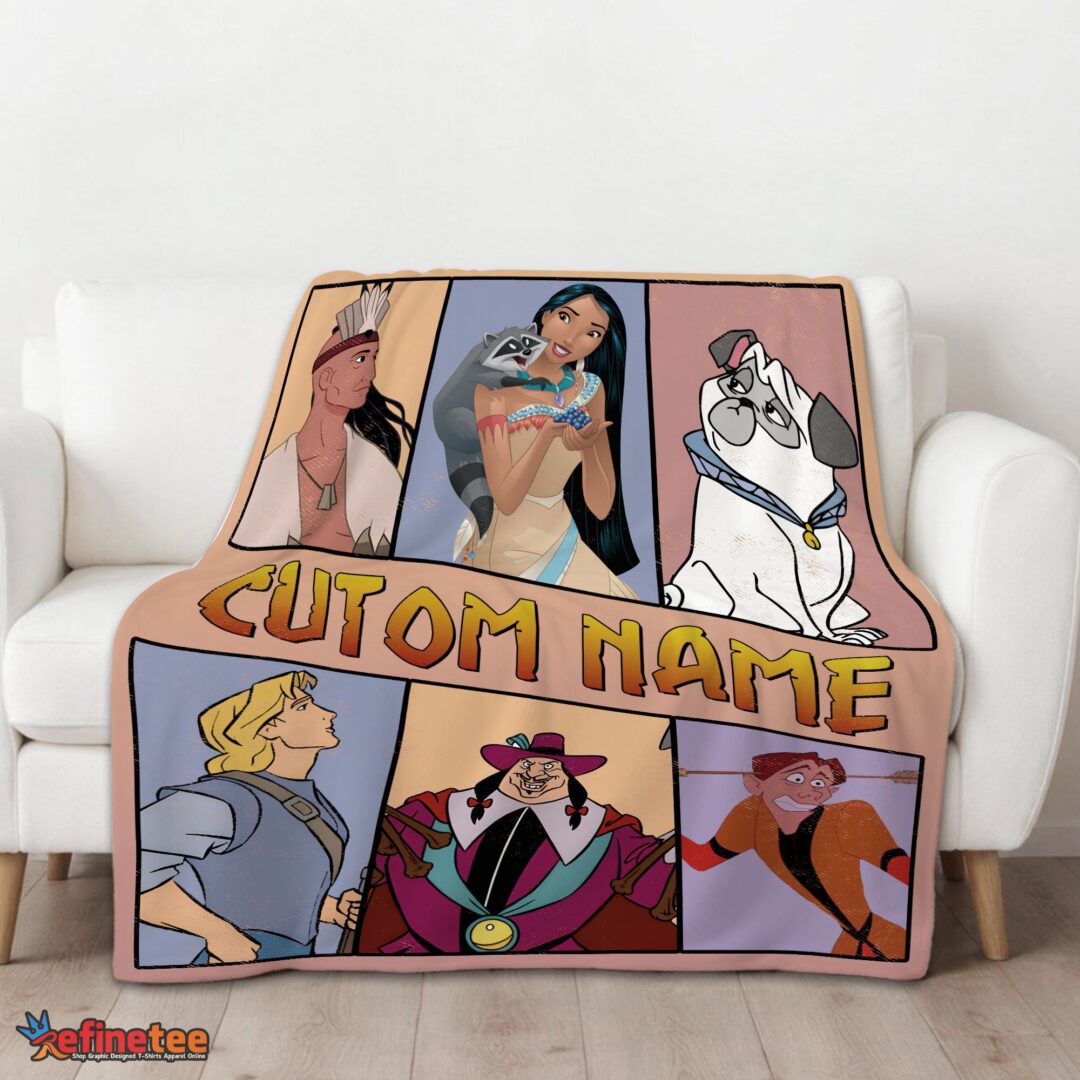 nice-disney-pocahontas-meeko-percy-john-smith-blanket-fleece-customized-blanket-mk-01 Nice Disney Pocahontas Meeko Percy John Smith Blanket Fleece Customized Blanket - Image 3