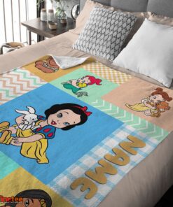Nice Disney Princess Baby Princess Blanket Fleece Customized Blanket - Image 4