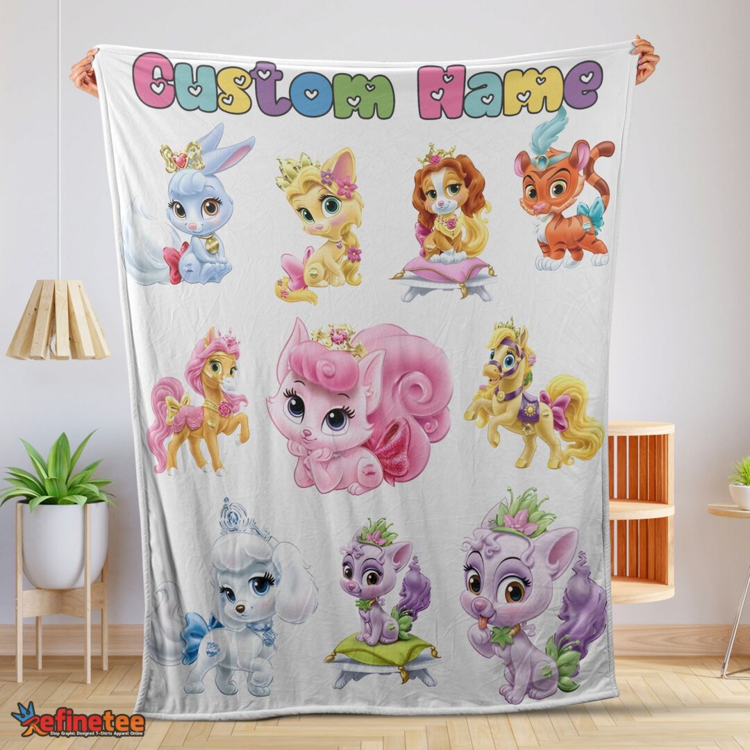nice-disney-princess-palace-pets-blanket-fleece-customized-blanket-mk-01-1 Nice Disney Princess Palace Pets Blanket Fleece Customized Blanket