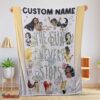 Nice Disney Princess The Fun Never Stops Blanket Fleece Customized Blanket