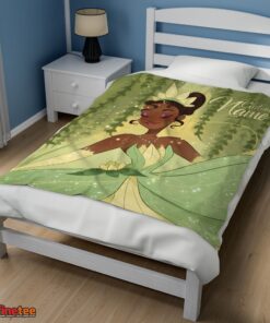Nice Disney Princess Tiana Blanket Fleece Customized Blanket - Image 3