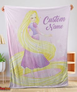 Nice Disney Rapunzel Blanket Fleece Customized Blanket