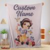 Nice Disney Snow White Princess Blanket Fleece Customized Blanket