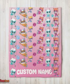 Nice Disney SuperKitties Squad Purrfect Heroes Blanket Fleece Customized Blanket