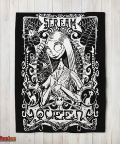 Nice Disney The Nightmare Before Christmas Sally Scream Queen Blanket Fleece Customized Blanket