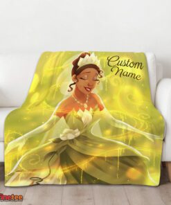 Nice Disney Tiana Princess The Princess And The Frog Blanket Fleece Customized Blanket - Image 3