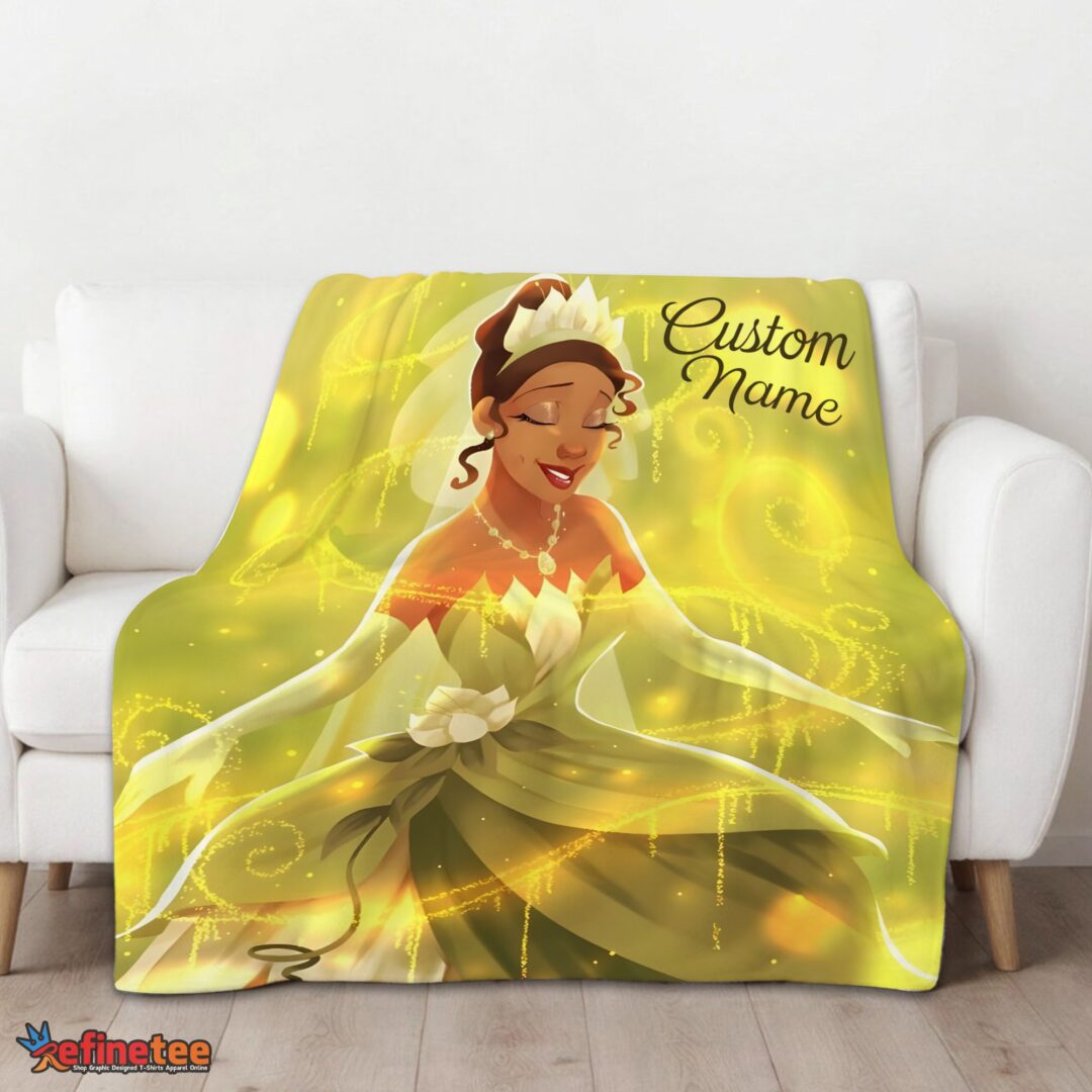 nice-disney-tiana-princess-the-princess-and-the-frog-blanket-fleece-customized-blanket-mk-01-1 Nice Disney Tiana Princess The Princess And The Frog Blanket Fleece Customized Blanket - Image 3