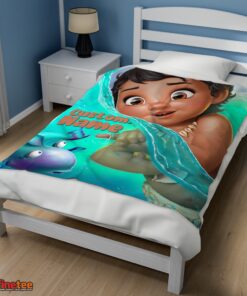 Nice Disney Toddler Moana Blanket Fleece Customized Blanket - Image 3