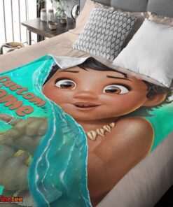 Nice Disney Toddler Moana Blanket Fleece Customized Blanket - Image 4