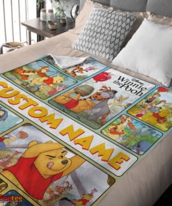 Nice Disney Winnie The Pooh With Friends Blanket Fleece Customized Blanket - Image 4