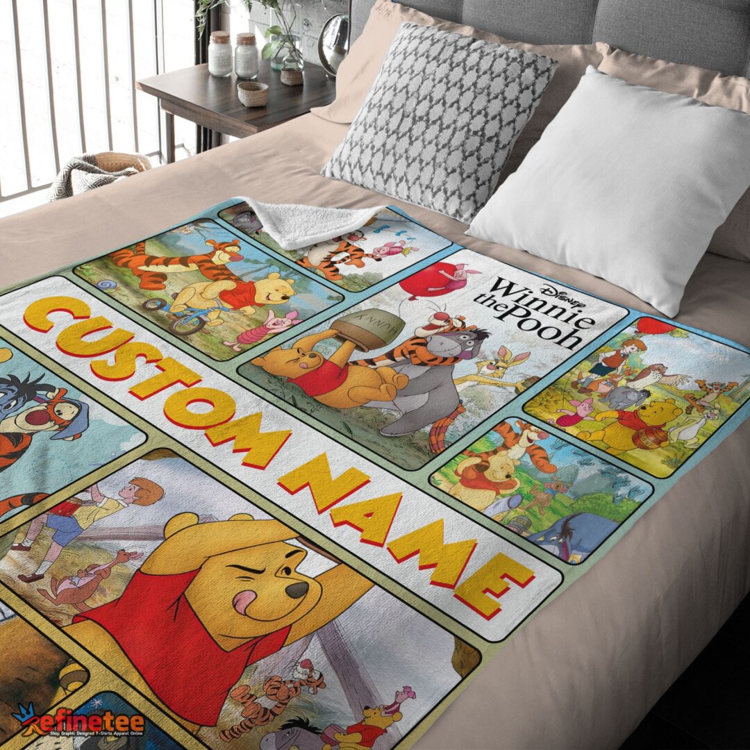 nice-disney-winnie-the-pooh-with-friends-blanket-fleece-customized-blanket-mk-01-3 Nice Disney Winnie The Pooh With Friends Blanket Fleece Customized Blanket - Image 4