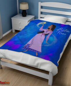 Nice Disney Wish Asha Princess Blanket Fleece Customized Blanket - Image 3