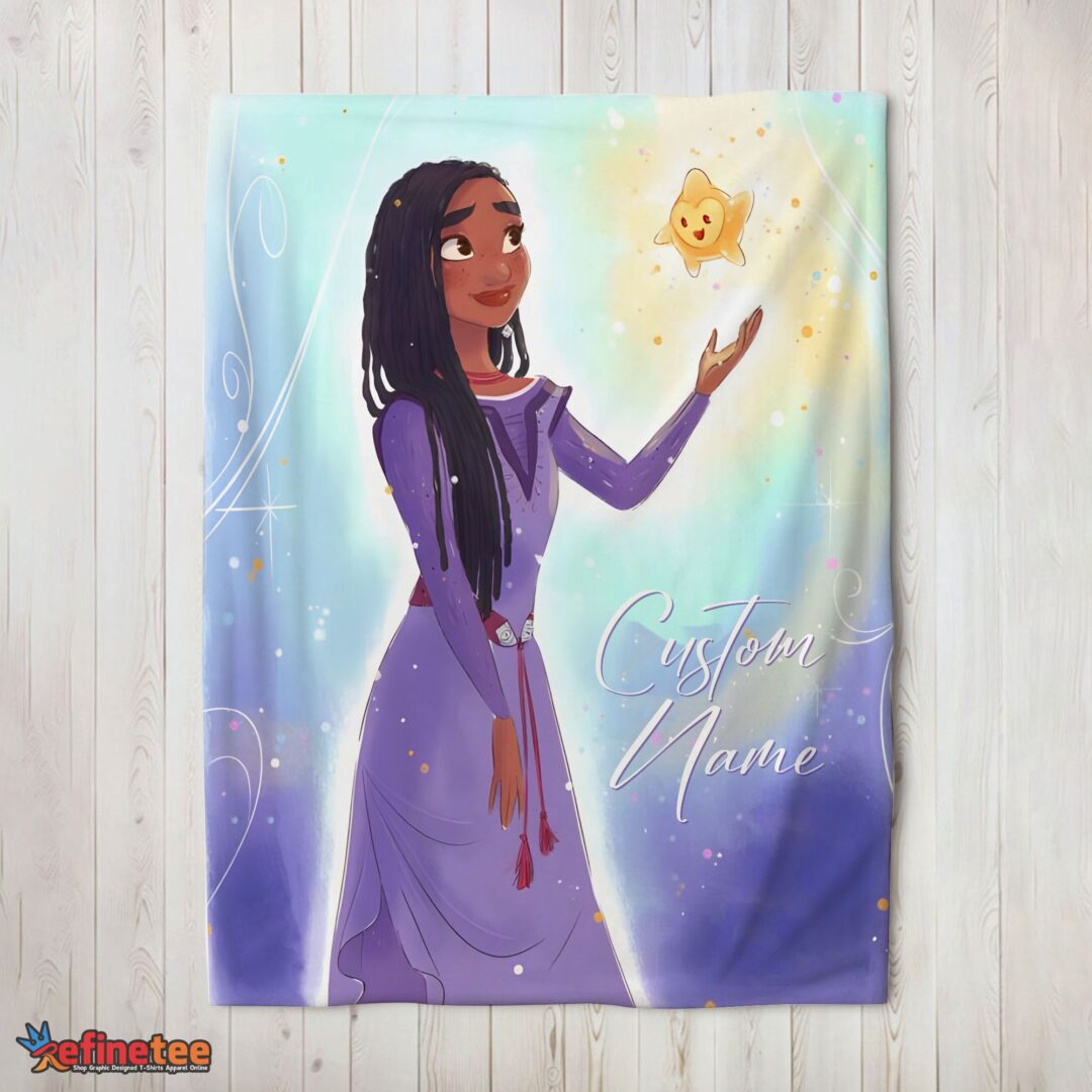 nice-disney-wish-asha-princess-star-blanket-fleece-customized-blanket-mk-02 Nice Disney Wish Asha Princess Star Blanket Fleece Customized Blanket