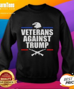 Veterans Against Trump sweatshirt featuring a nice eagle design, showcasing support for veterans' rights and activism.