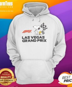 Men's Nice F1 Peanuts Las Vegas Grand Prix hoodie featuring vibrant graphics and a cozy design for racing fans.