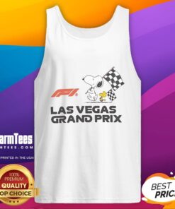 Stylish Nice F1 Peanuts Las Vegas Grand Prix tank top featuring iconic racing graphics for motorsport fans.