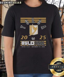 Nice FC Tulsa 2025 USL Championship Final ladies tee in vibrant colors, showcasing team spirit and style.
