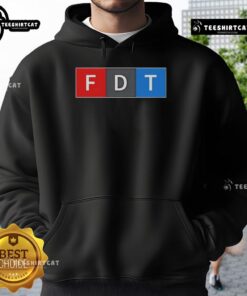 Stylish Nice FDT F Donald Trump hoodie featuring bold graphics, perfect for supporters and casual wear.