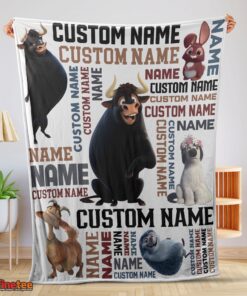 Nice Ferdinand The Bull And Friends Blanket Fleece Customized Blanket