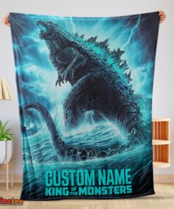 Nice Godzilla King Of The Monsters Blanket Fleece Customized Blanket