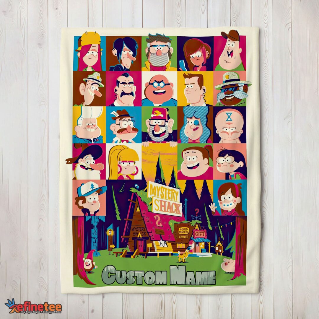 nice-gravity-falls-mystery-shack-characters-collage-blanket-fleece-customized-blanket-mk-02-1 Nice Gravity Falls Mystery Shack Characters Collage Blanket Fleece Customized Blanket