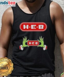 Nice Grinch Hands Love H-E-B Christmas Tank Top featuring festive design and vibrant colors for holiday celebrations.