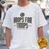 Nice Hoops For Troops Dallas Mavericks Basketball T-Shirt featuring team logo and vibrant colors, perfect for fans.