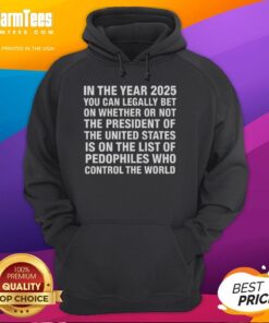 Nice hoodie featuring '2026 President of the United States pedophiles list' design for political satire and awareness.