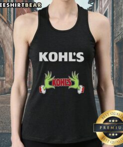 Nice Kohls X Grinch Hands Merry Christmas Tank Top featuring festive design for holiday cheer and style.