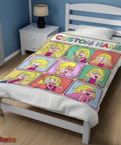 Nice Lizzie McGuire Cartoon Character Blanket Fleece Customized Blanket - Image 3