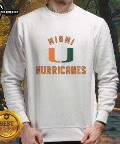 Stylish Nice Miami Hurricanes sweatshirt featuring vibrant colors and team logo, perfect for game day and casual wear.