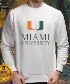 Nice Miami University sweatshirt in vibrant colors, perfect for showing school spirit and staying cozy on campus.