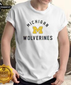 Nice Michigan Wolverines T-Shirt featuring bold logo and vibrant colors, perfect for fans and game day attire.