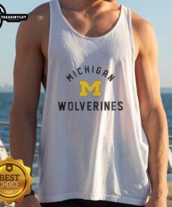 Stylish Nice Michigan Wolverines tank top featuring bold team colors and logo, perfect for game day or casual wear.