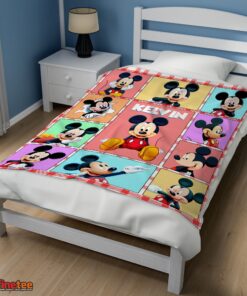 Nice Mickey Mouse Collage Blanket Fleece Customized Blanket - Image 3