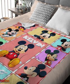 Nice Mickey Mouse Collage Blanket Fleece Customized Blanket - Image 4
