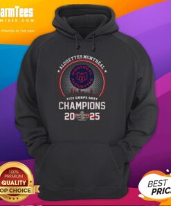 Alt Text: Montreal Alouettes 112E Grey Cup Champions 2025 hoodie featuring the city skyline design.