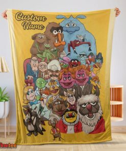Nice Muppet Show Characters Blanket Fleece Customized Blanket