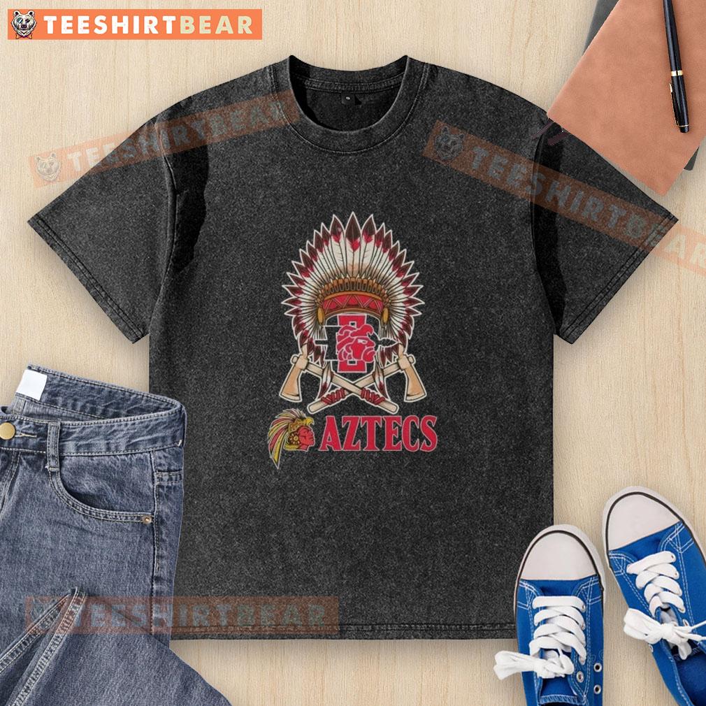 nice-native-american-x-san-diego-state-aztecs-graphic-washed-t-shirt Nice Native American X San Diego State Aztecs graphic washed t-shirt featuring vibrant colors and a stylish design.