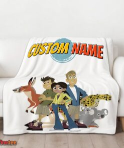 Nice Nice Wild Kratts Characters Blanket Fleece Customized Blanket - Image 3