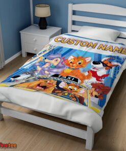 Nice Oliver & Company With Friends Drive Taxi Blanket Fleece Customized Blanket - Image 3