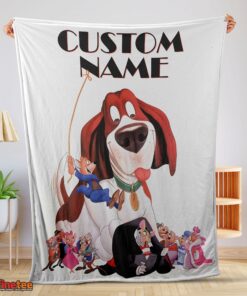 Nice Personalized The Great Mouse Detective With Friends Blanket Fleece Customized Blanket