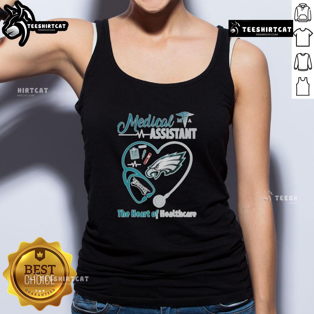 nice-philadelphia-eagles-football-medical-assistant-the-heart-of-healthcare-tank-top Nice Philadelphia Eagles Football Medical Assistant The Heart Of Healthcare T-Shirt - Image 4